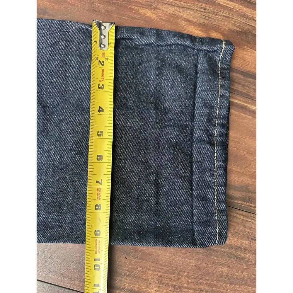 Rocawear Jeans Men's 36x32 Classic Fit Dark Wash Denim Double R Flaps Hip Hop